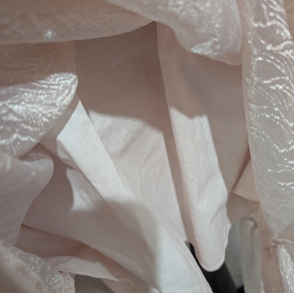 Anthropologie Textured Puff-Sleeve Dress Size XS - Picture 8 of 13